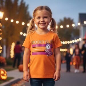 Way to Celebrate Halloween “Spooky Cute” Unicorn Tee Girls XL (14/16)